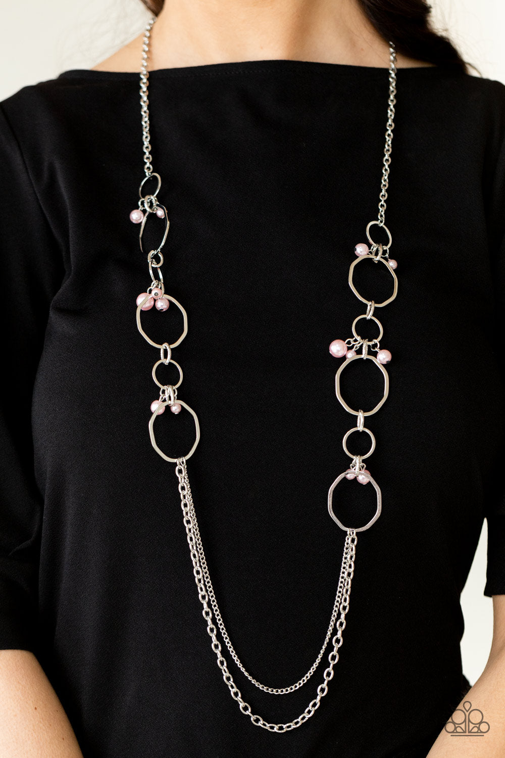 Paparazzi  Ante UPSCALE - Pink Necklace