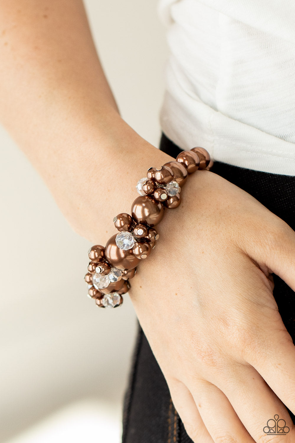 Upcycled Upscale - Brown Paparazzi Accessories