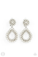 Load image into Gallery viewer, Paparazzi 🔥 Discerning Droplets - White🔥 Earrings
