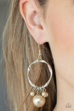 Load image into Gallery viewer, Paparazzi Accessories Delectably Diva - Brown Earrings
