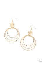 Load image into Gallery viewer, Paparazzi Universal Rehearsal - Gold Earrings
