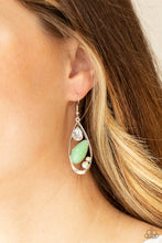 Load image into Gallery viewer, Harmonious Harbors - Green Earrings Paparazzi
