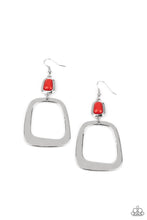 Load image into Gallery viewer, Material Girl Mod - Red Earrings Paparazzi
