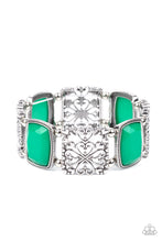 Load image into Gallery viewer, Colorful Coronation - Green - Paparazzi Bracelet
