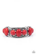 Load image into Gallery viewer, Paparazzi &quot;Southern Splendor&quot; - Red Oval Stone Bracelet
