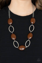 Load image into Gallery viewer, Beachside Boardwalk - Brown - Paparazzi Necklace
