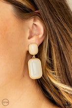 Load image into Gallery viewer, Meet Me at the Plaza Gold Clip-on Paparazzi Earrings
