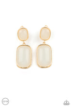 Load image into Gallery viewer, Meet Me at the Plaza Gold Clip-on Paparazzi Earrings
