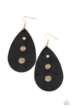 Load image into Gallery viewer, Rustic Torrent - Black Earrings- Paparazzi
