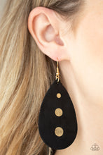 Load image into Gallery viewer, Rustic Torrent - Black Earrings- Paparazzi
