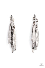 Load image into Gallery viewer, Pursuing The Plumes - Black Earrings Paparazzi
