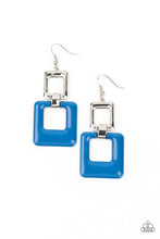 Load image into Gallery viewer, Paparazzi Accessories Twice As Nice - Blue Earrings
