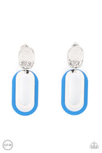 Load image into Gallery viewer, Melrose Mystery - Blue Paparazzi Earrings
