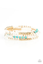 Load image into Gallery viewer, Infinitely Dreamy - Gold - Paparazzi Memory Wire Bracelet
