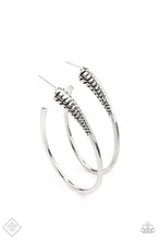 Load image into Gallery viewer, Paparazzi Accessories Fully Loaded - Silver - Earrings
