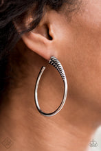 Load image into Gallery viewer, Paparazzi Accessories Fully Loaded - Silver - Earrings
