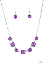 Load image into Gallery viewer, &quot;Trend Worthy&quot; - Purple Paparazzi Necklace
