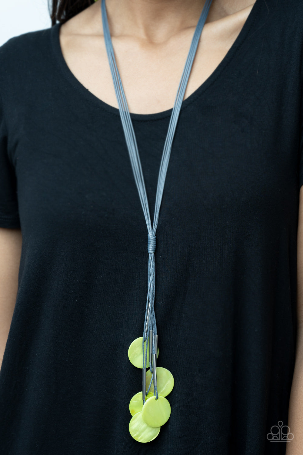 Load image into Gallery viewer, Tidal Tassels - Green Paparazzi Necklace