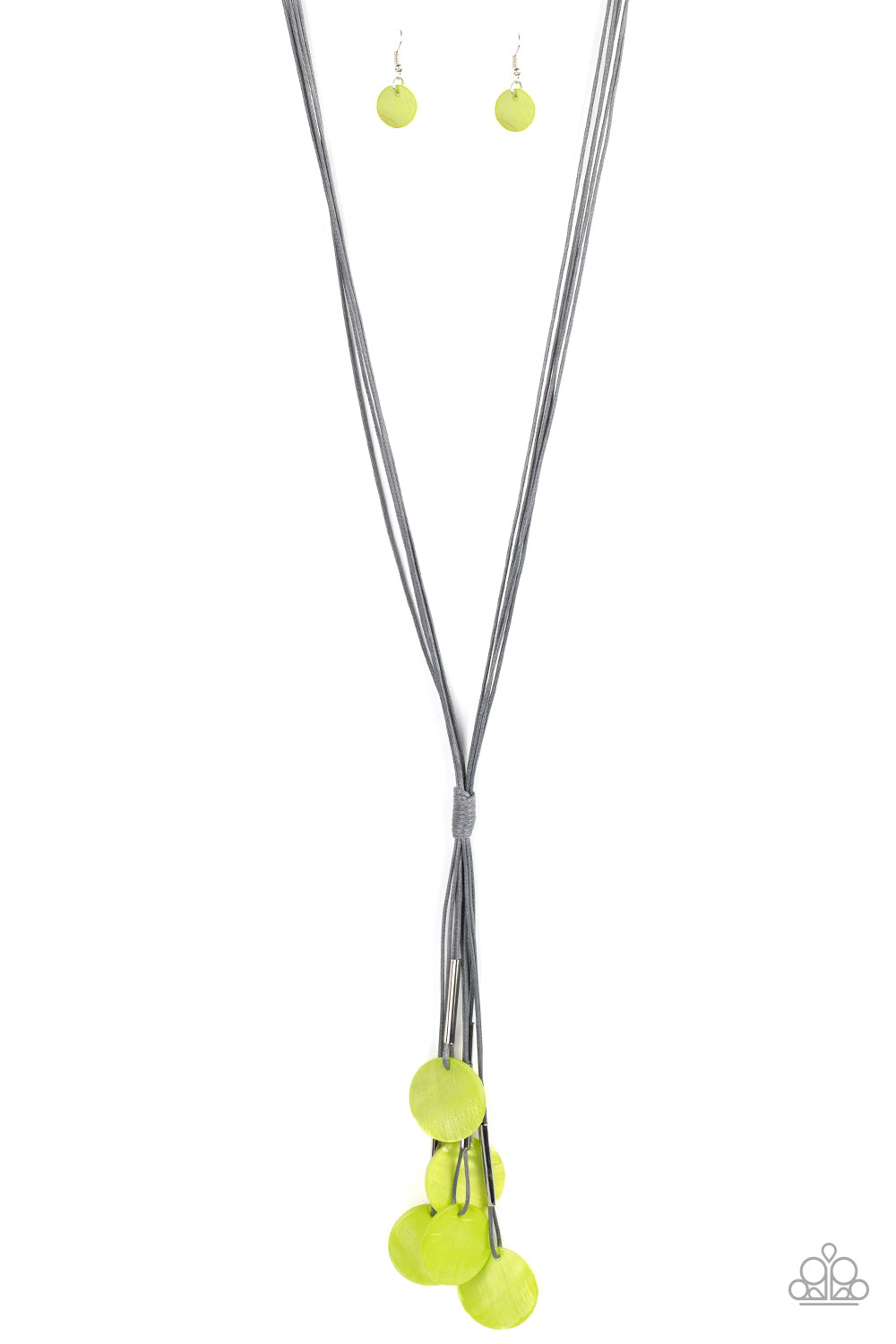 Load image into Gallery viewer, Tidal Tassels - Green Paparazzi Necklace