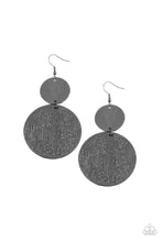 Load image into Gallery viewer, Status CYMBAL ~ Black Paparazzi Earrings
