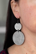 Load image into Gallery viewer, Status CYMBAL ~ Black Paparazzi Earrings
