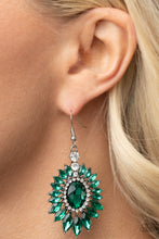 Load image into Gallery viewer, Big Time Twinkle - Green Earrings - Paparazzi
