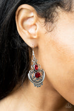 Load image into Gallery viewer, Unlimited Vacation - Red Earrings Paparazzi
