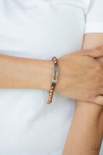 Load image into Gallery viewer, Mom Squad - Copper Paparazzi Bracelet
