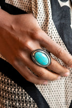Load image into Gallery viewer, Canyon Sanctuary ~ Blue Paparazzi Ring
