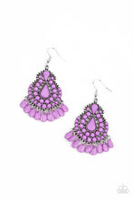 Load image into Gallery viewer, Paparazzi Accessories Persian Posh - Purple Earrings
