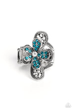 Load image into Gallery viewer, Garden Escapade - Blue Paparazzi Ring
