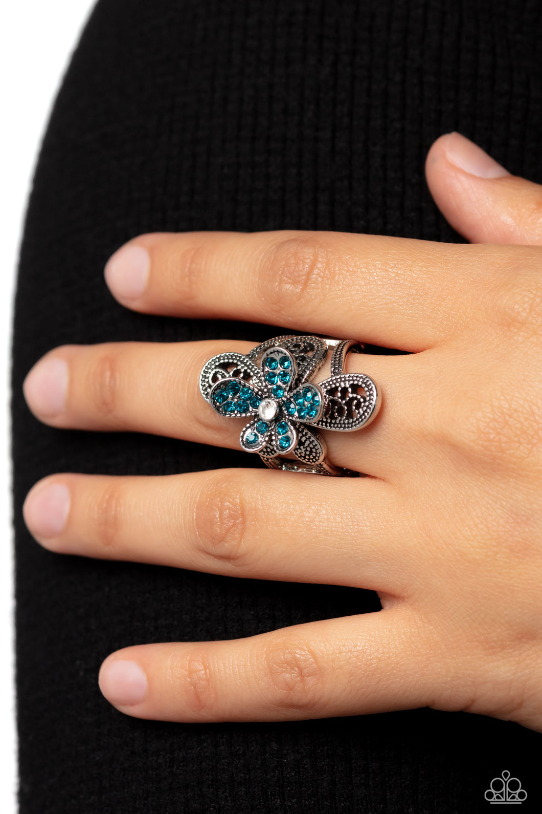 Garden Escapade - Blue Paparazzi Ring