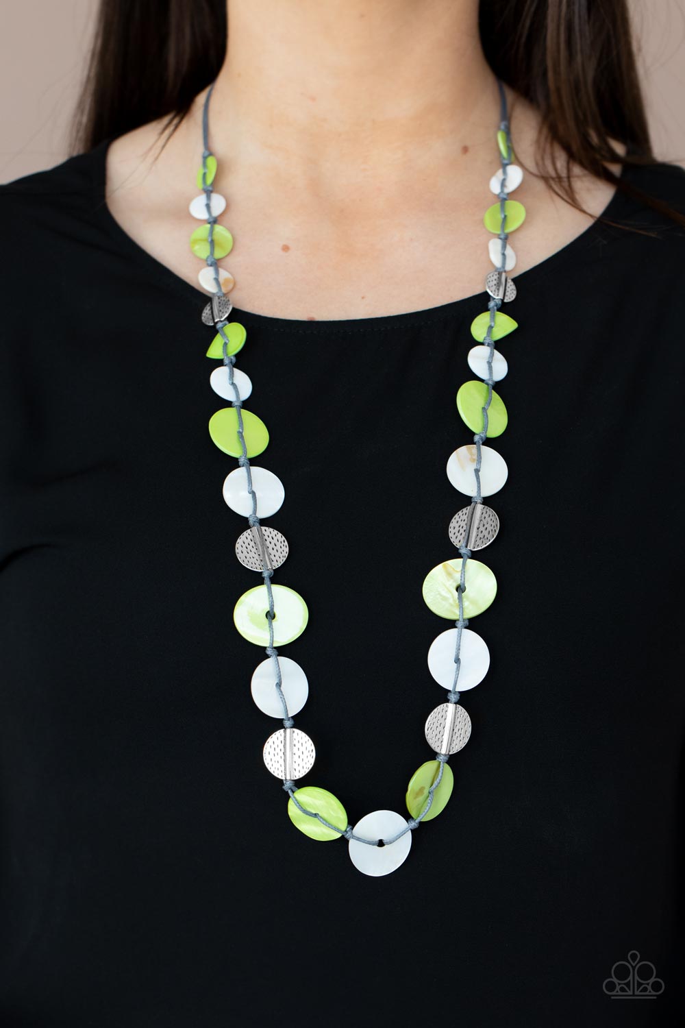 Paparazzi Accessories Seashore Spa - Green Necklace