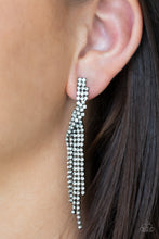 Load image into Gallery viewer, Cosmic Candescence - Black Paparazzi Earrings
