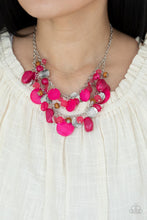 Load image into Gallery viewer, Spring Goddess - Pink Paparazzi Necklace
