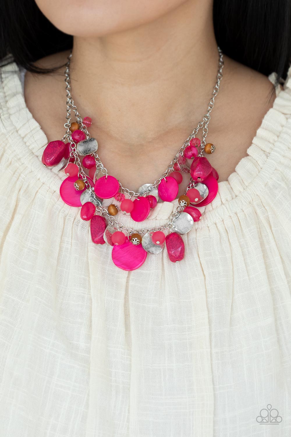 Spring Goddess - Pink Paparazzi Necklace