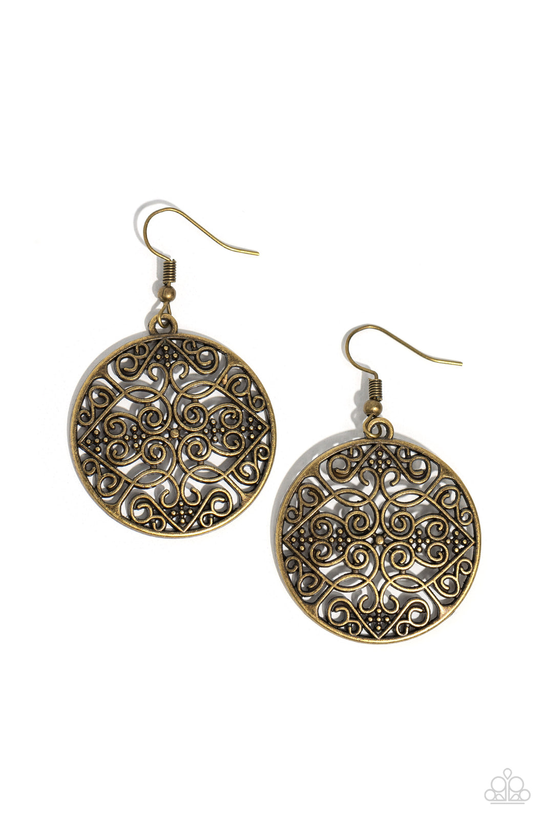 Dubai Décor - Brass Earrings