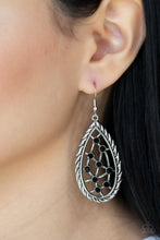 Load image into Gallery viewer, Paparazzi  Accessories Industrial Incandescence - Black Earrings
