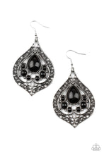 Load image into Gallery viewer, Paparazzi Accessories New Delhi Nouveau - Black Earrings
