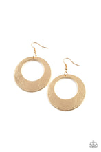 Load image into Gallery viewer, Paparazzi Accessories Plains - Gold Earrings
