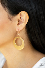 Load image into Gallery viewer, Paparazzi Accessories Plains - Gold Earrings
