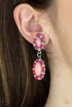 Load image into Gallery viewer, Paparazzi 💖Positively Pampered -Orange  Clip-on💖 Earrings
