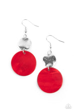 Load image into Gallery viewer, Opulently Oasis - Red Earrings Paparazzi

