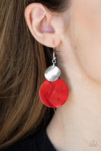 Load image into Gallery viewer, Opulently Oasis - Red Earrings Paparazzi
