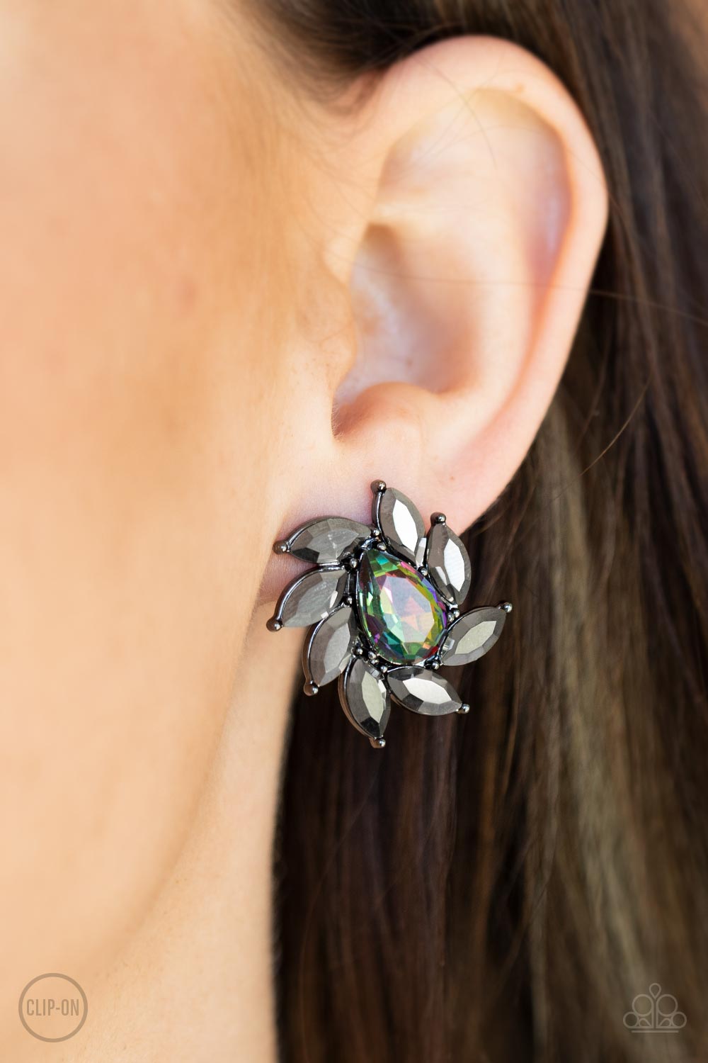 Paparazzi 💖Sophisticated Swirl - Multi Clip-on 💖Earrings