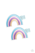 Load image into Gallery viewer, Paparazzi &quot;Follow Your Rainbow&quot;- Blue Hair Clips
