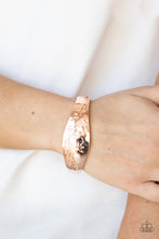 Load image into Gallery viewer, Paparazzi &quot;Fond of Florals &quot;- Rose Gold Bracelet
