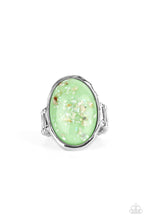 Load image into Gallery viewer, Paparazzi  Accessories Glittery With Envy - Green Ring

