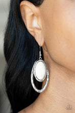 Load image into Gallery viewer, Paparazzi Pasture Paradise - White Earrings

