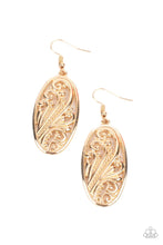 Load image into Gallery viewer, Paparazzi Accessories High Tide Terrace - Gold Earrings
